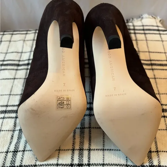 NWB Good American Icon Suede Booties