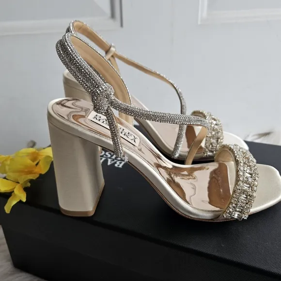 NWOB Badgley Mischka 'Naomi' Block Heel, Size 5.5