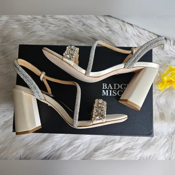 NWOB Badgley Mischka 'Naomi' Block Heel, Size 5.5