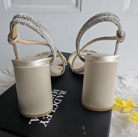 NWOB Badgley Mischka 'Naomi' Block Heel, Size 5.5