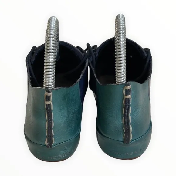 NWOT 10 Crosby Derek Lam Leather Color Block Lace Up Shoes Size 7