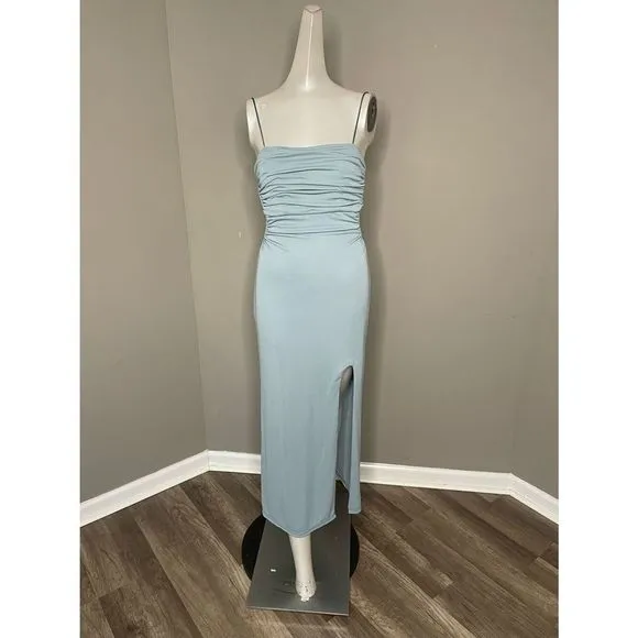 NWOT CINQ À SEPT Mariah Back-Cutout Slip Midi Dress $365