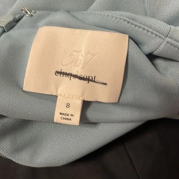 NWOT CINQ À SEPT Mariah Back-Cutout Slip Midi Dress $365
