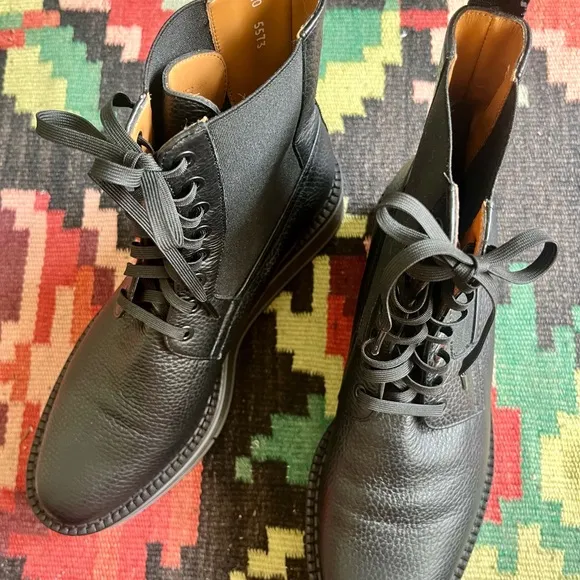 NWOT Clergerie Lace Up Boots