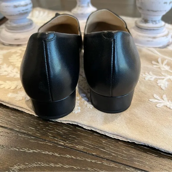 NWOT Cole Haan Women's Black Leather Loafers Size 9.5