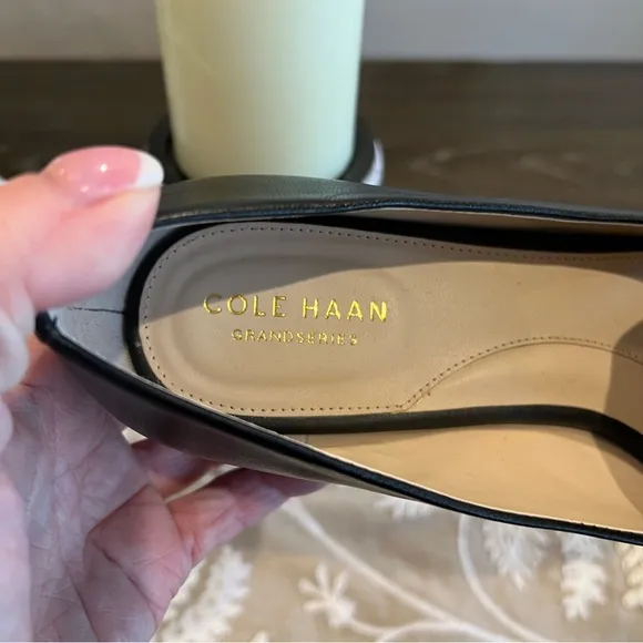NWOT Cole Haan Women's Black Leather Loafers Size 9.5
