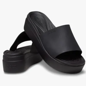 NWOT CROCS LiteRide Black Platform Sandals Size 10 W