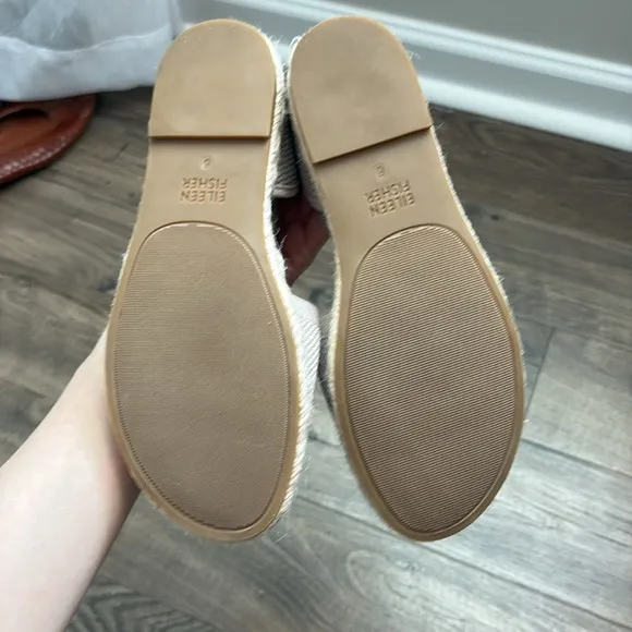 NWOT, Eileen Fisher Mews, Mesh Espadrille Sandals