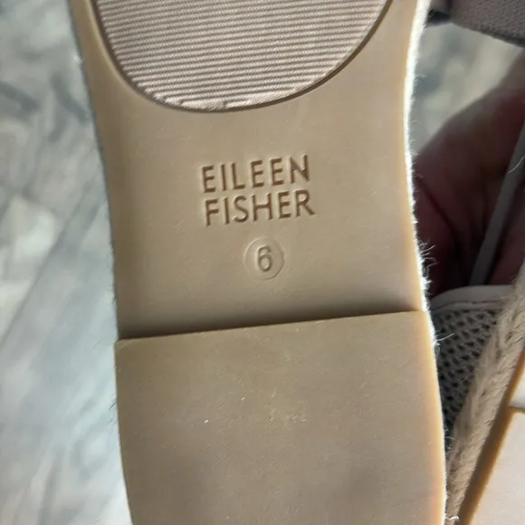 NWOT, Eileen Fisher Mews, Mesh Espadrille Sandals