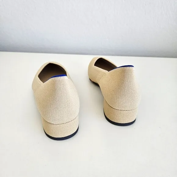 NWOT Rothys | The High Point In Love Insole Sandstone Heels Shoes, Womens 11