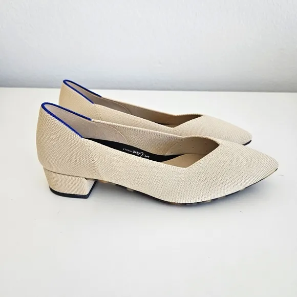 NWOT Rothys | The High Point In Love Insole Sandstone Heels Shoes, Womens 11