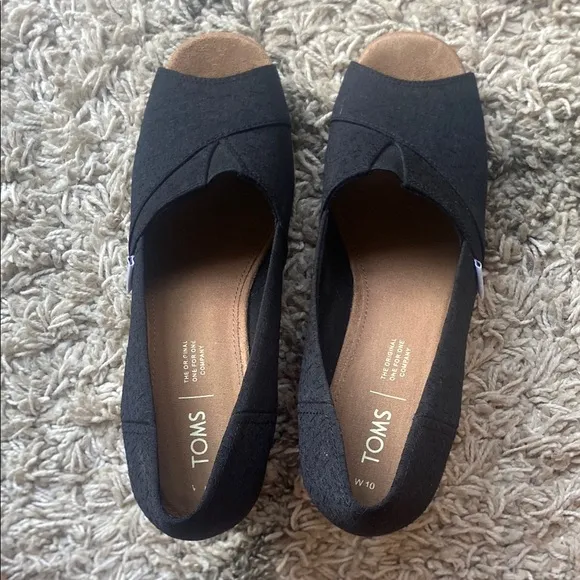 NWOT Tom’s Women’s Classic Espadrille Wedge Sandal