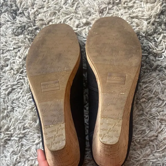NWOT Tom’s Women’s Classic Espadrille Wedge Sandal