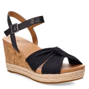 NWOT Ugg Joslyn Crisscross Canvas Cork Espadrille Wedge Sandals Size 8.5