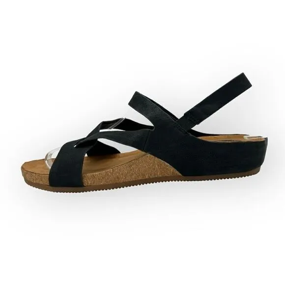 NWOT Euro Soft by Sofft Gianetta Sandals Black Womens 6