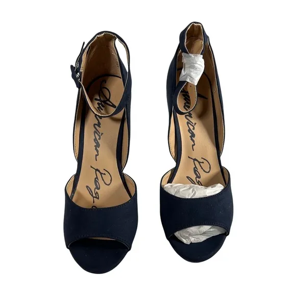 NWT American Rag Areeta Block Heel Platform Sandal