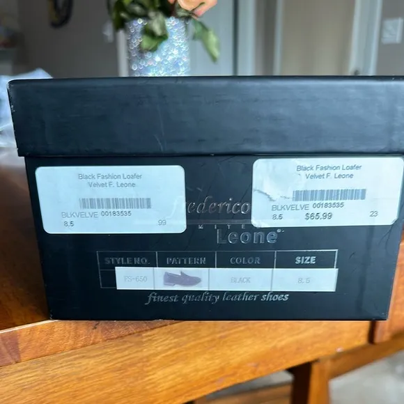 NWT Black Velvet Men's Loafers