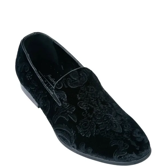 NWT Black Velvet Men's Loafers