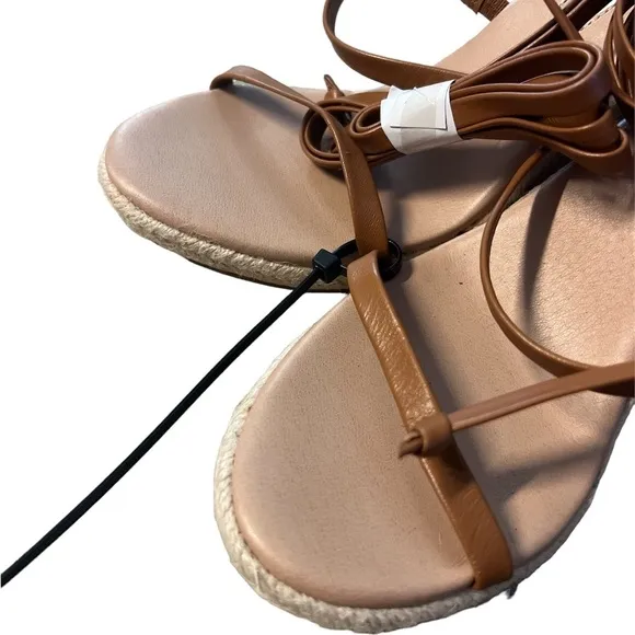 ✅NWT Chelsea &amp; Violet Mariah Ankle Wrap Espadrille Wedge Sandals