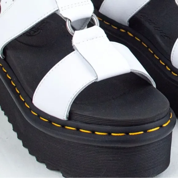 NWT Dr. Martens × FRANCIS LEATHER STRAP SANDALS, Sz 7