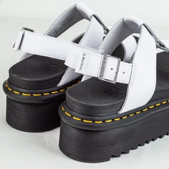 NWT Dr. Martens × FRANCIS LEATHER STRAP SANDALS, Sz 7