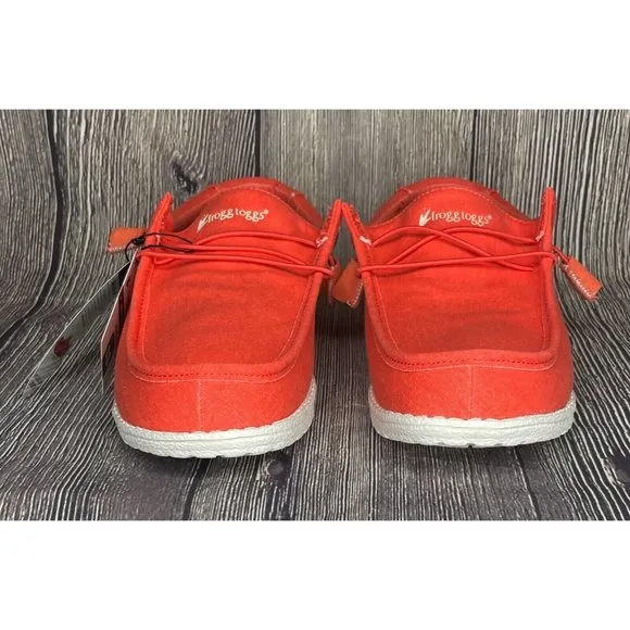 NWT Frogg Toggs Java Lace Up DriPore Gen 2 Women’s Red Shoes Loafers Size 10