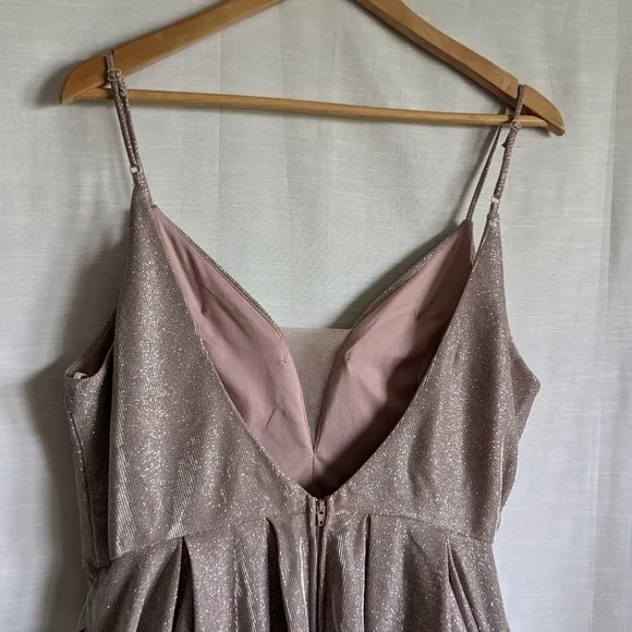 NWT Iridescent Babydoll Formal Dress