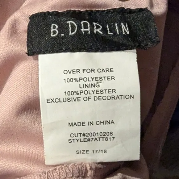 NWT Iridescent Babydoll Formal Dress