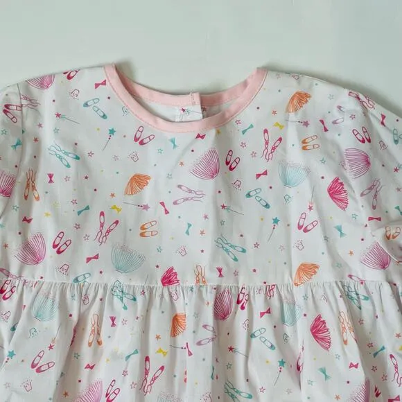 NWT James &amp; Lottie Size 24M Evie Dress in Pink Ballet Barre