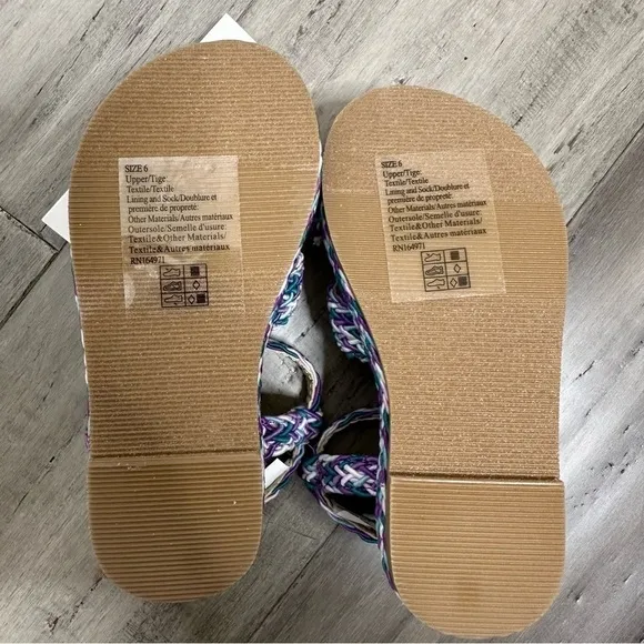 NWT Janie &amp; Jack Braided Espadrille Sandals Size 6