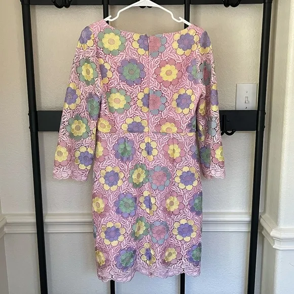 NWT | OLIVIA RUBIN | Luella Pink Lace Mini Dress | Size 6