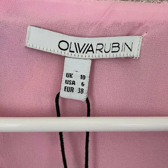 NWT | OLIVIA RUBIN | Luella Pink Lace Mini Dress | Size 6