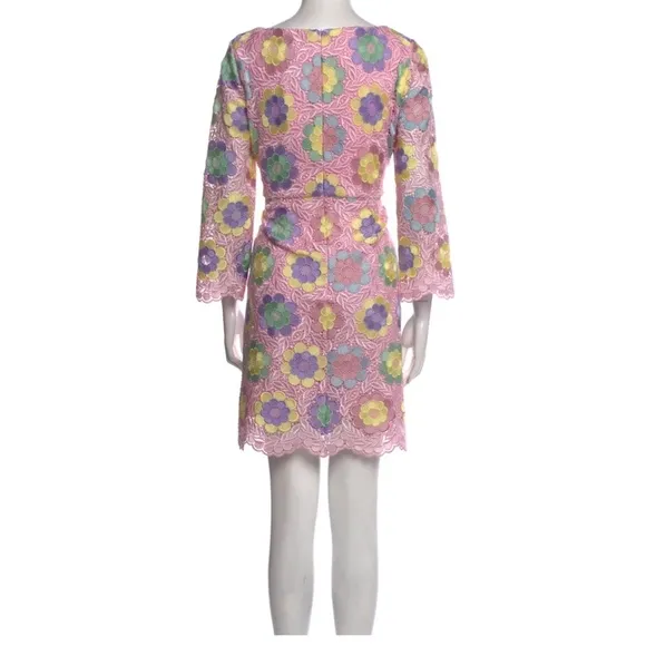 NWT | OLIVIA RUBIN | Luella Pink Lace Mini Dress | Size 6