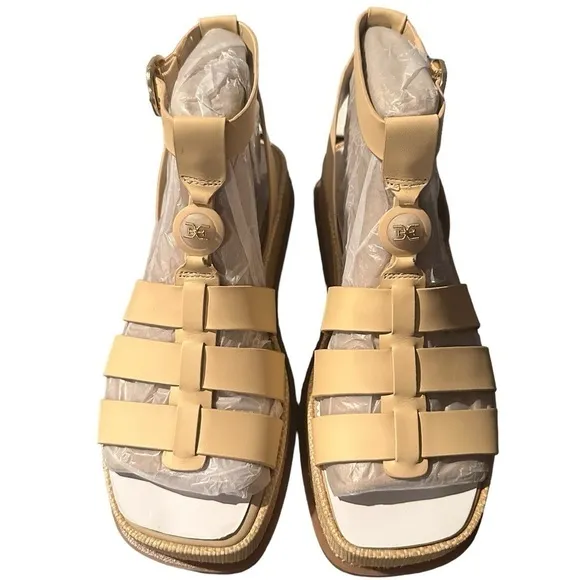 NWT Sam Edelman Naima Platform Sandals- Bleached Wheat Size 8.5 MSRP $160