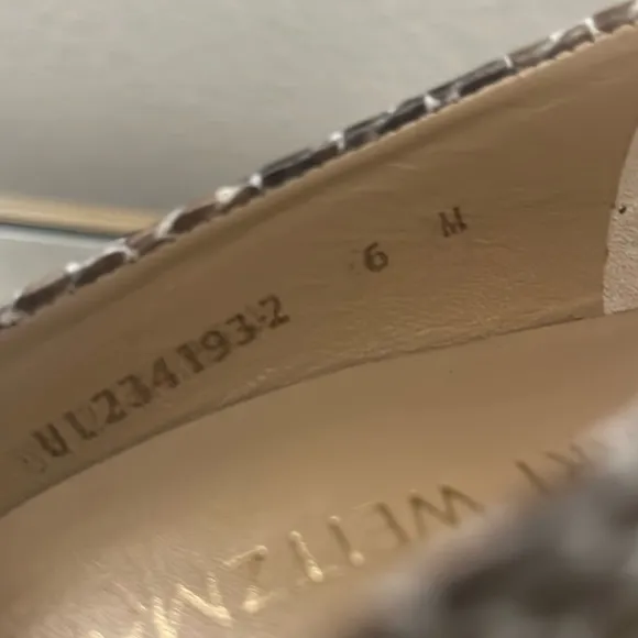 NWT Stuart Weitzman Brown Peep Toe Pumps