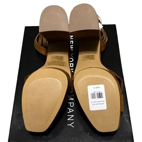 NY&amp;Co Open-Toe Platform Sandals