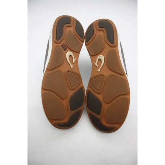 OluKai Shoes Makia Ulana Kai Men's Size 7 Gray Mesh Slip On Casual 10394-2526