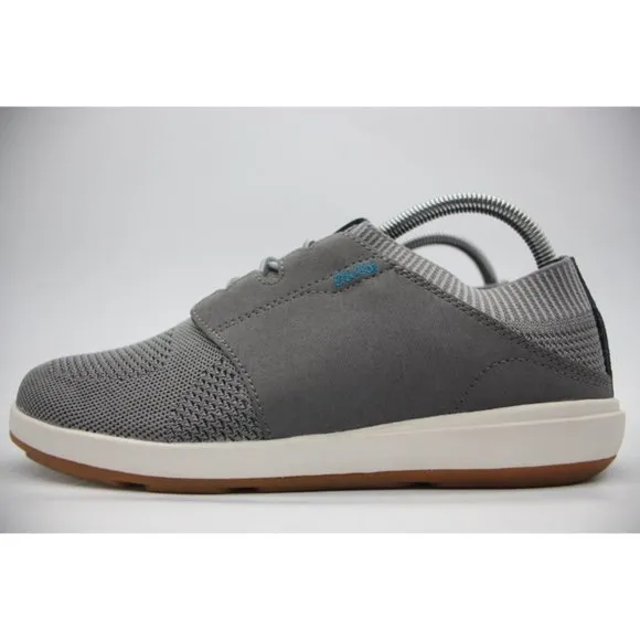 OluKai Shoes Makia Ulana Kai Men's Size 7 Gray Mesh Slip On Casual 10394-2526