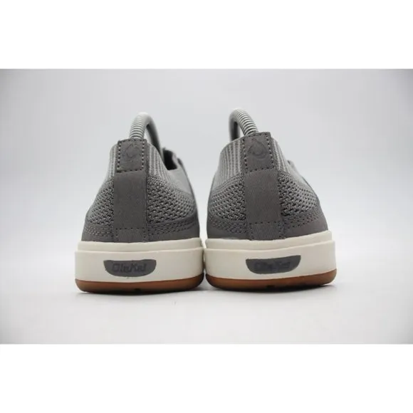 OluKai Shoes Makia Ulana Kai Men's Size 7 Gray Mesh Slip On Casual 10394-2526