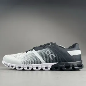 On Cloudflow 2.0 Mens Size 12 Black White Athletic Sneakers Running Shoes Casual