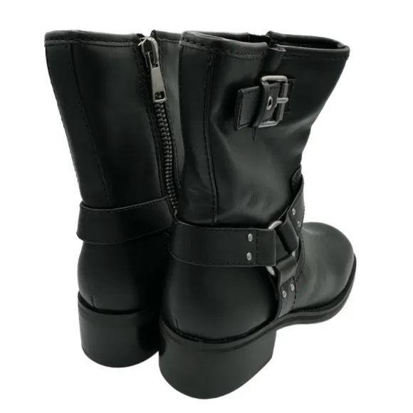 OPEN EDIT Women’s Rylan Zip black Moto Biker boots booties size 7M black