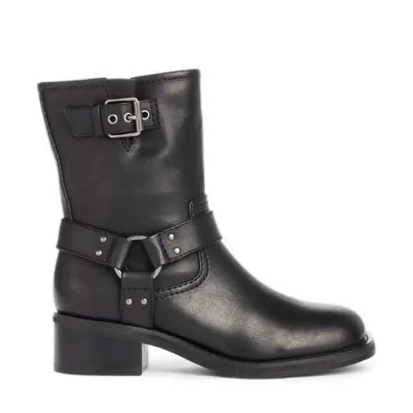 OPEN EDIT Women’s Rylan Zip black Moto Biker boots booties size 7M black
