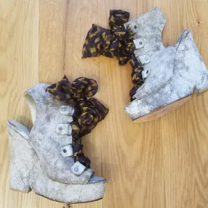 Opening Ceremony platform wedge sandals