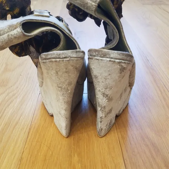 Opening Ceremony platform wedge sandals