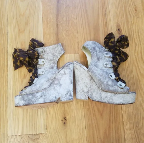 Opening Ceremony platform wedge sandals
