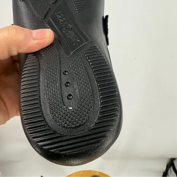 Ortho Feet 819 Chelsea Black Pathen Leather Slip On loafer Shoes Size 10D