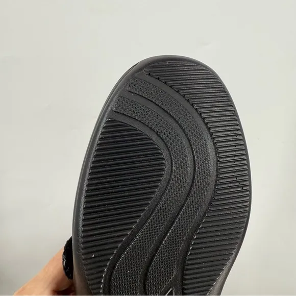 Ortho Feet 819 Chelsea Black Pathen Leather Slip On loafer Shoes Size 10D