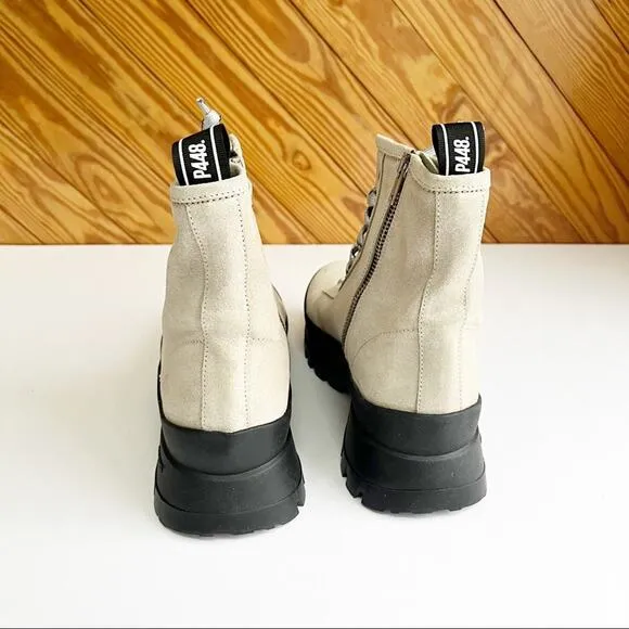 P448 Denise Platform Combat Boots 38