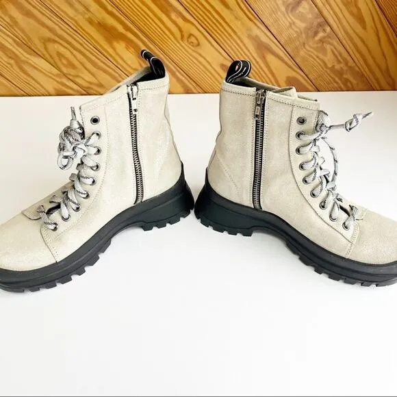 P448 Denise Platform Combat Boots 38