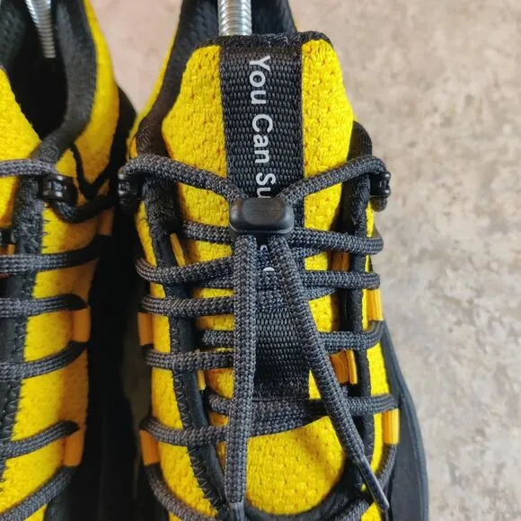 P448 Womens Hiking Shoes Size US 5.5 / 6 EU 36 Yellow Vibram Trail Sneakers New